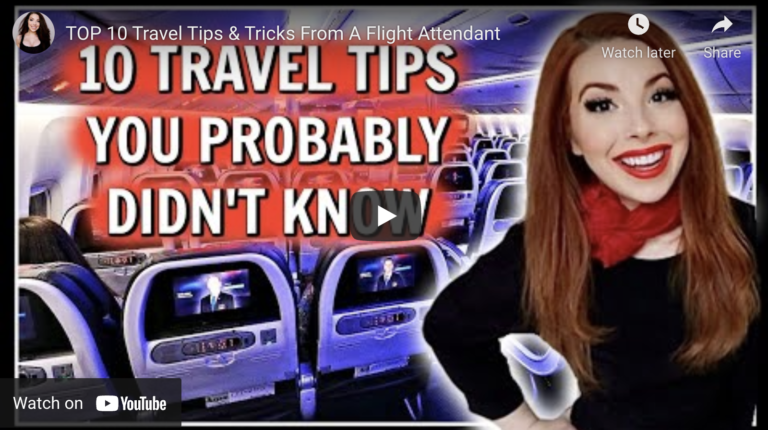 TOP 10 Travel Tips & Tricks From A Flight Attendant