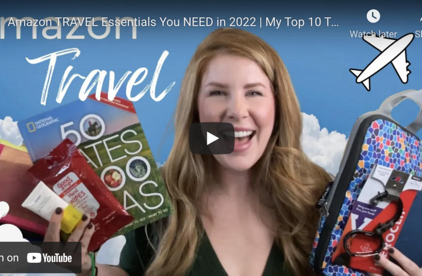 Amazon TRAVEL Essentials You NEED in 2022 | My Top 10 Travel Products
