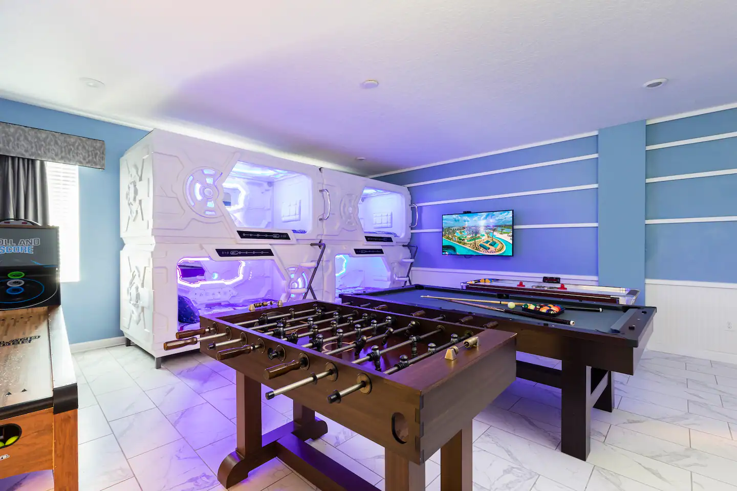This room is packed with games and activites for you.