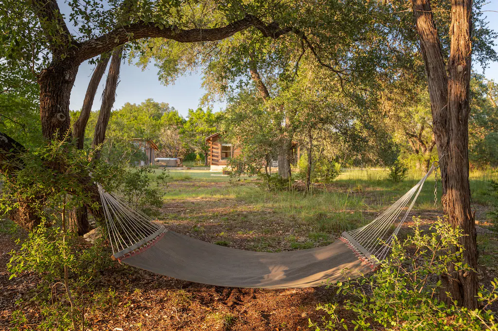 Get cozy and take a nap in this beautiful hammock.