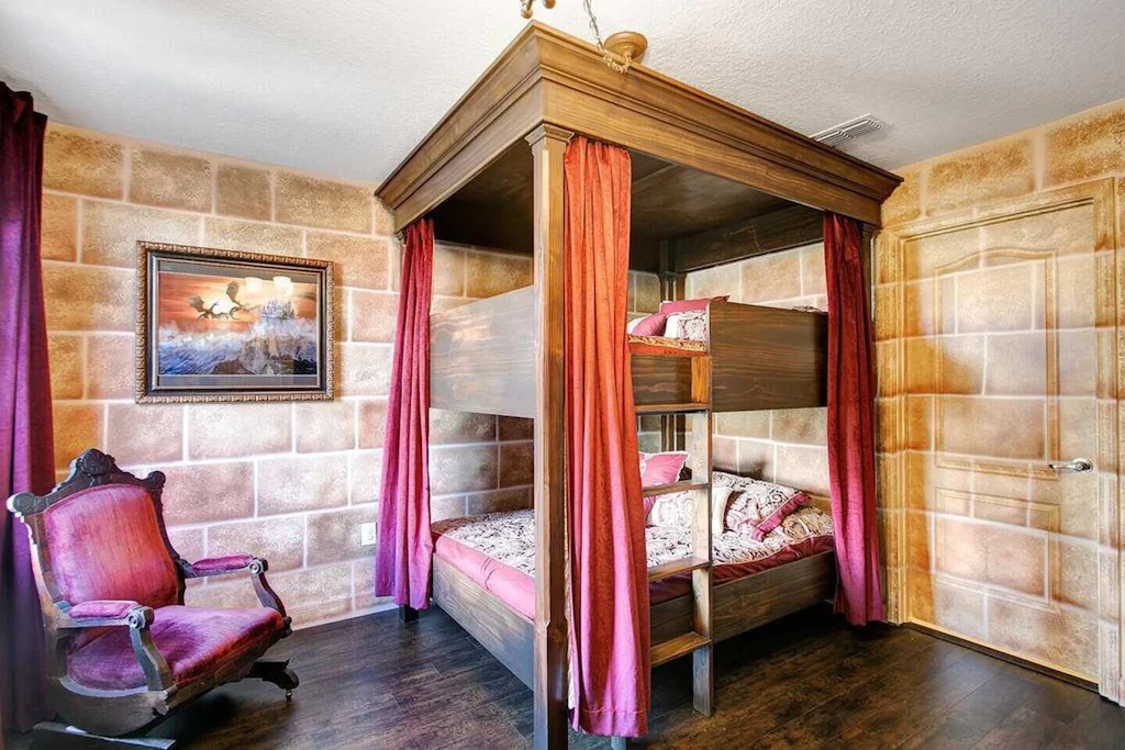 Second story | Full size bunk bed | Jack and jill bathroom attached