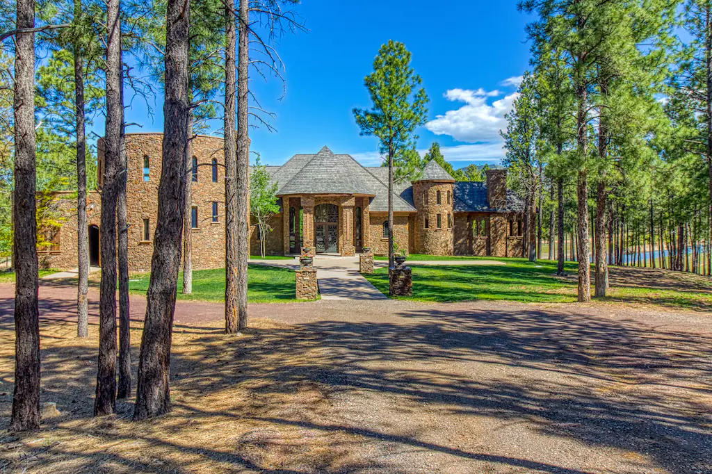 Northern Arizona's "The Castle" is the closest way of living like a royalty due to its very luxurious interior that's brimmed with amenities and spacious enough for you family and friends to its exterior giving it an authentic castle feels.
