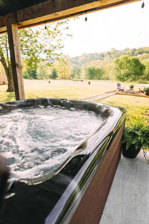 Enjoy your stay and this hot tub.