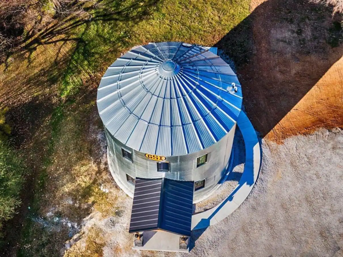The Silo from Above
