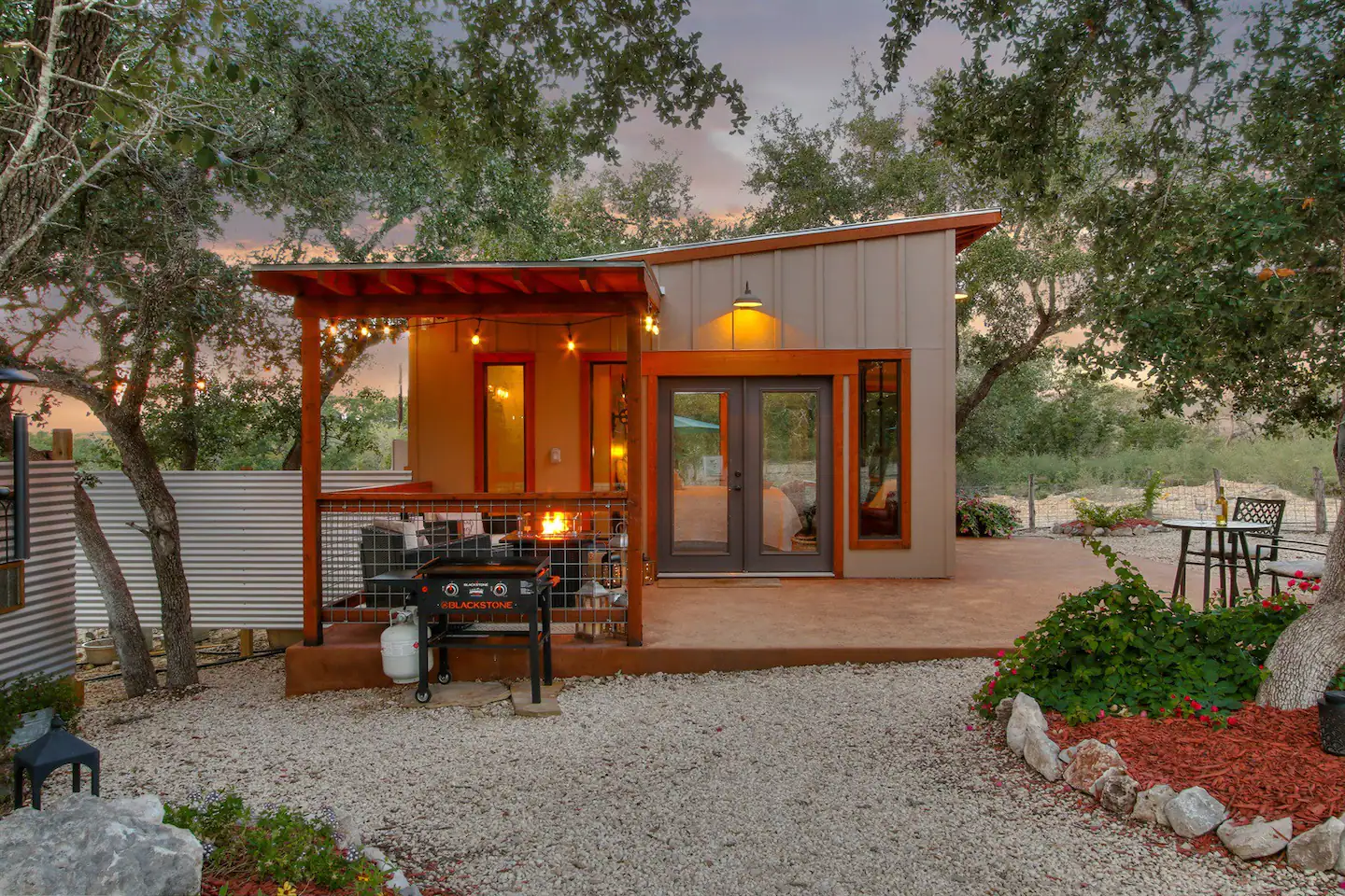 Relax, unwind and reconnect
Covered patio and wrap around porch
