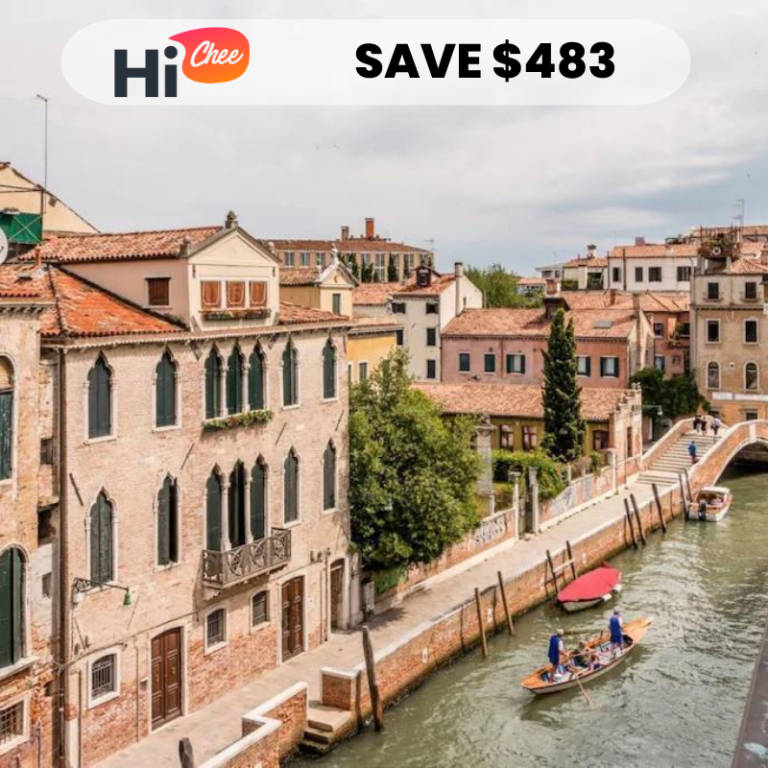 Venice, Veneto, Italy – 9 Nights – SAVE $483