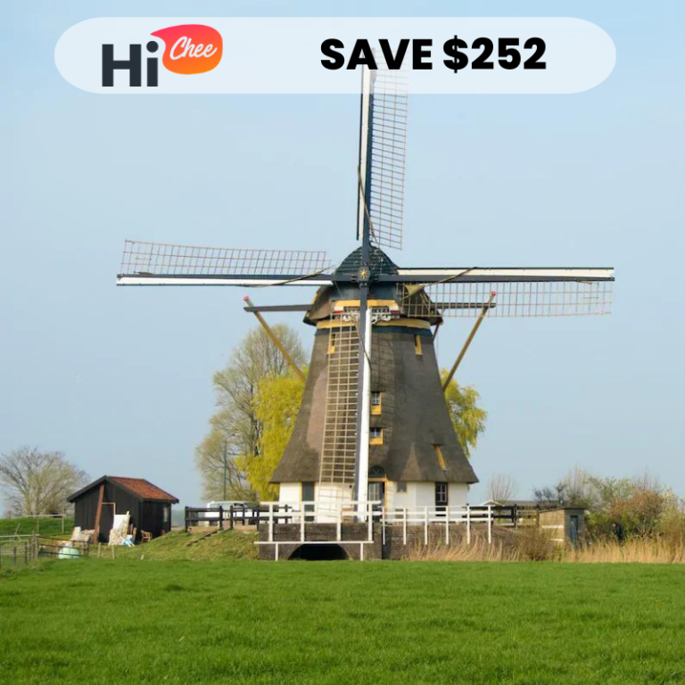 abcoude, Amsterdam – 8 Nights – SAVE $252