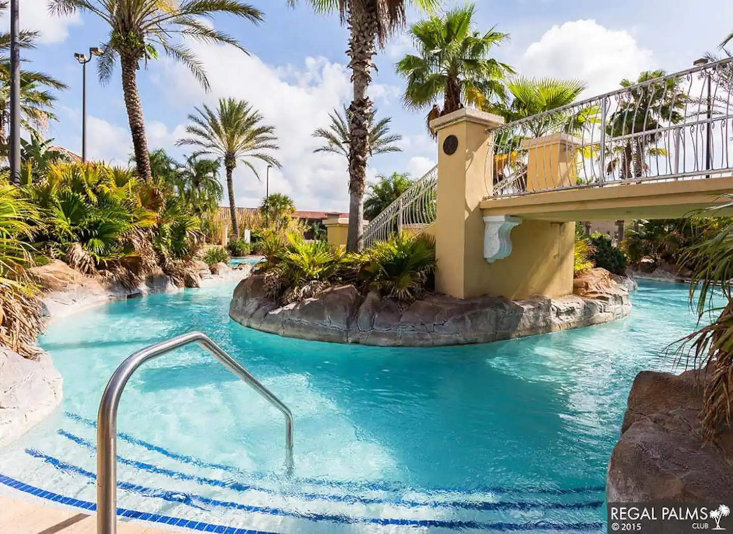 Regal Palms features magnificent pools, water slides, and even a lazy river!