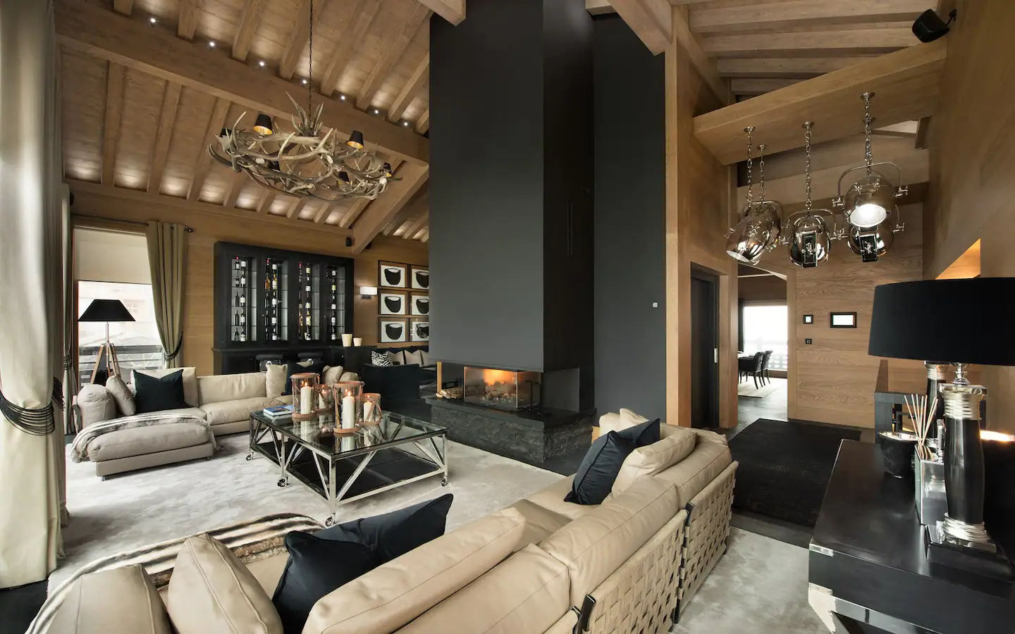 Sleek and stylish living room, the epitome of modern comfort.