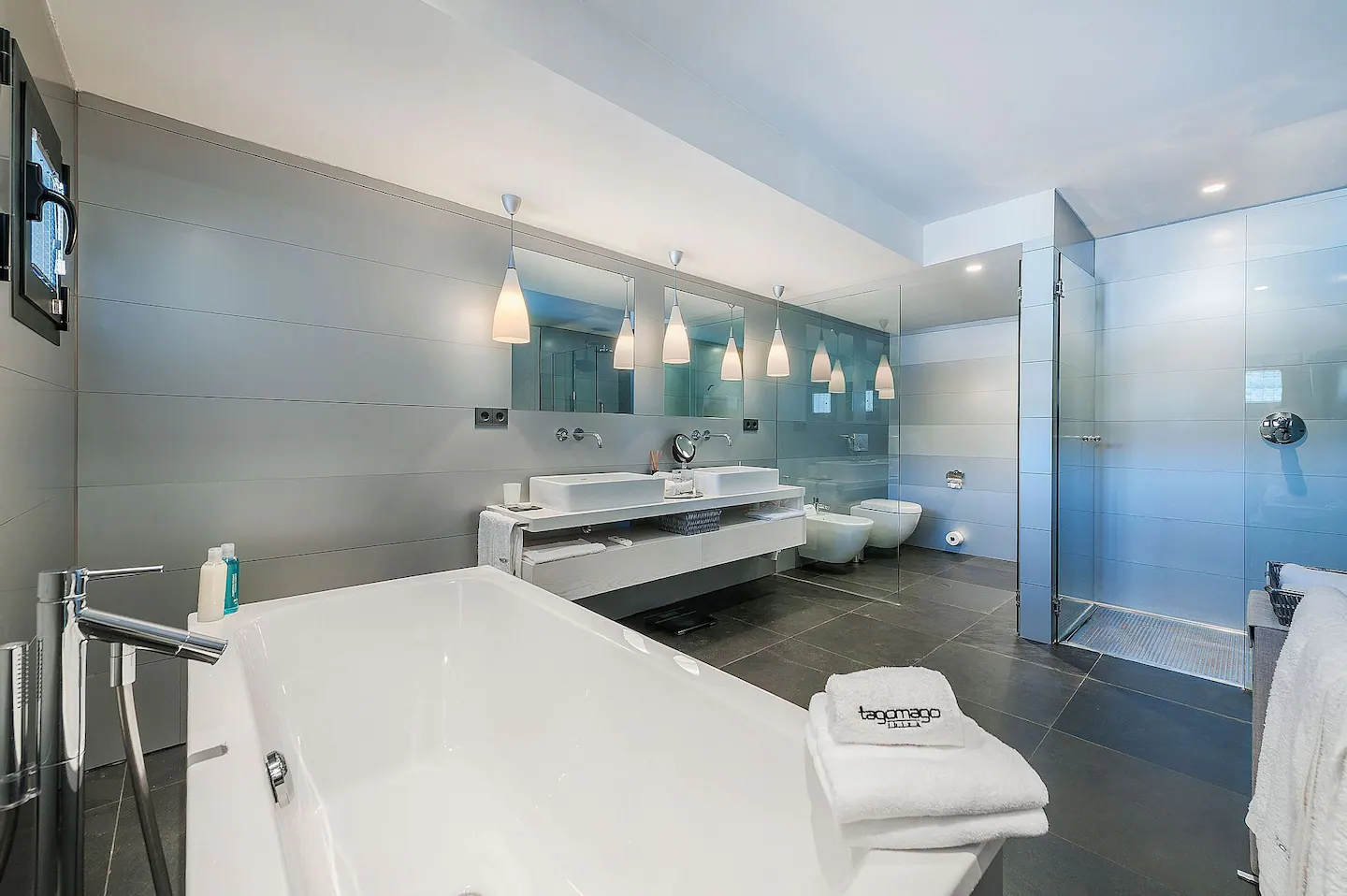 Luxurious spa-like bathroom experience
