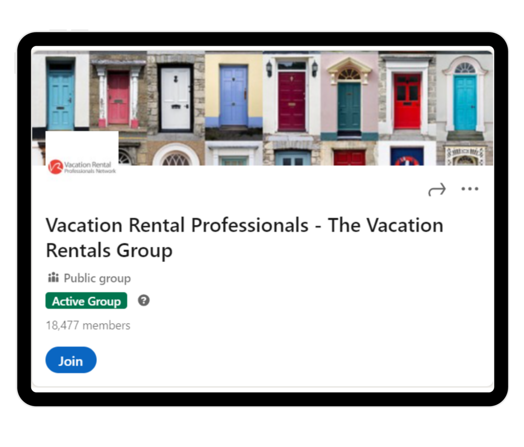 This group fosters open discussions on opportunities and challenges in short-term/vacation rentals for both consumers and industry providers.