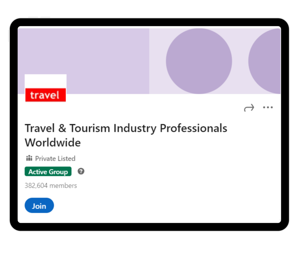 Premier global hub: 275K+ Travel & Tourism Pros unite on LinkedIn for networking, knowledge-sharing, business talks, career advice, and job opportunities.