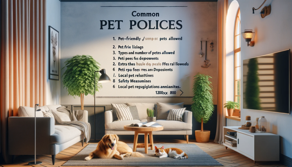 Common pet policies at Airbnbs