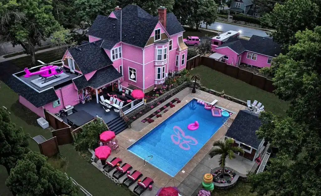 This Barbie-themed Airbnb is a gorgeous victorian mansion built in 1883.